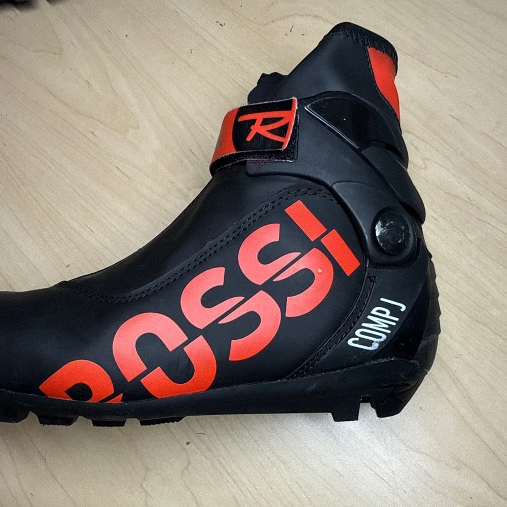 Rossignol Boots Comp j Size 36 Black Red Letters